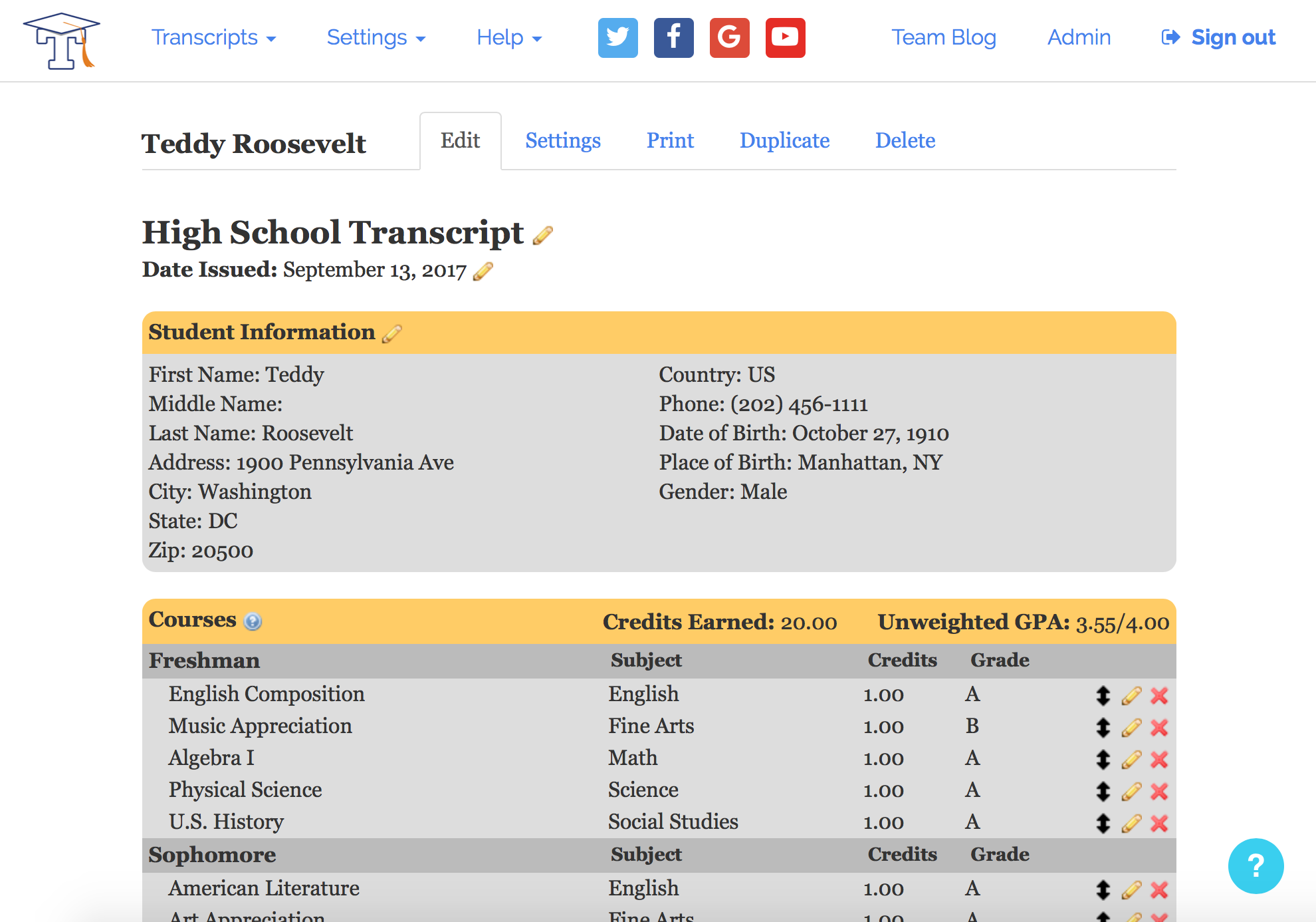 Private - Transcript Maker