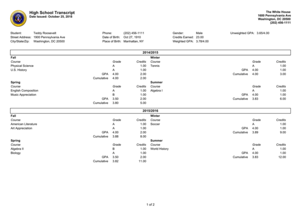 Sample Transcripts - Transcript Maker